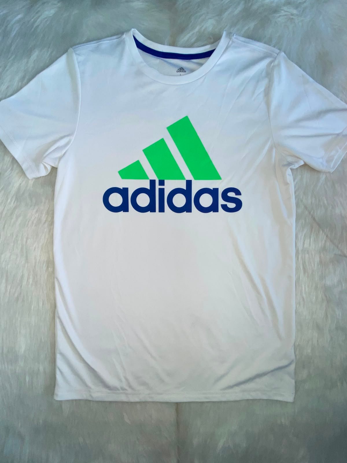 Foto 2 de Camiseta Adidas Blanca con Estampado
