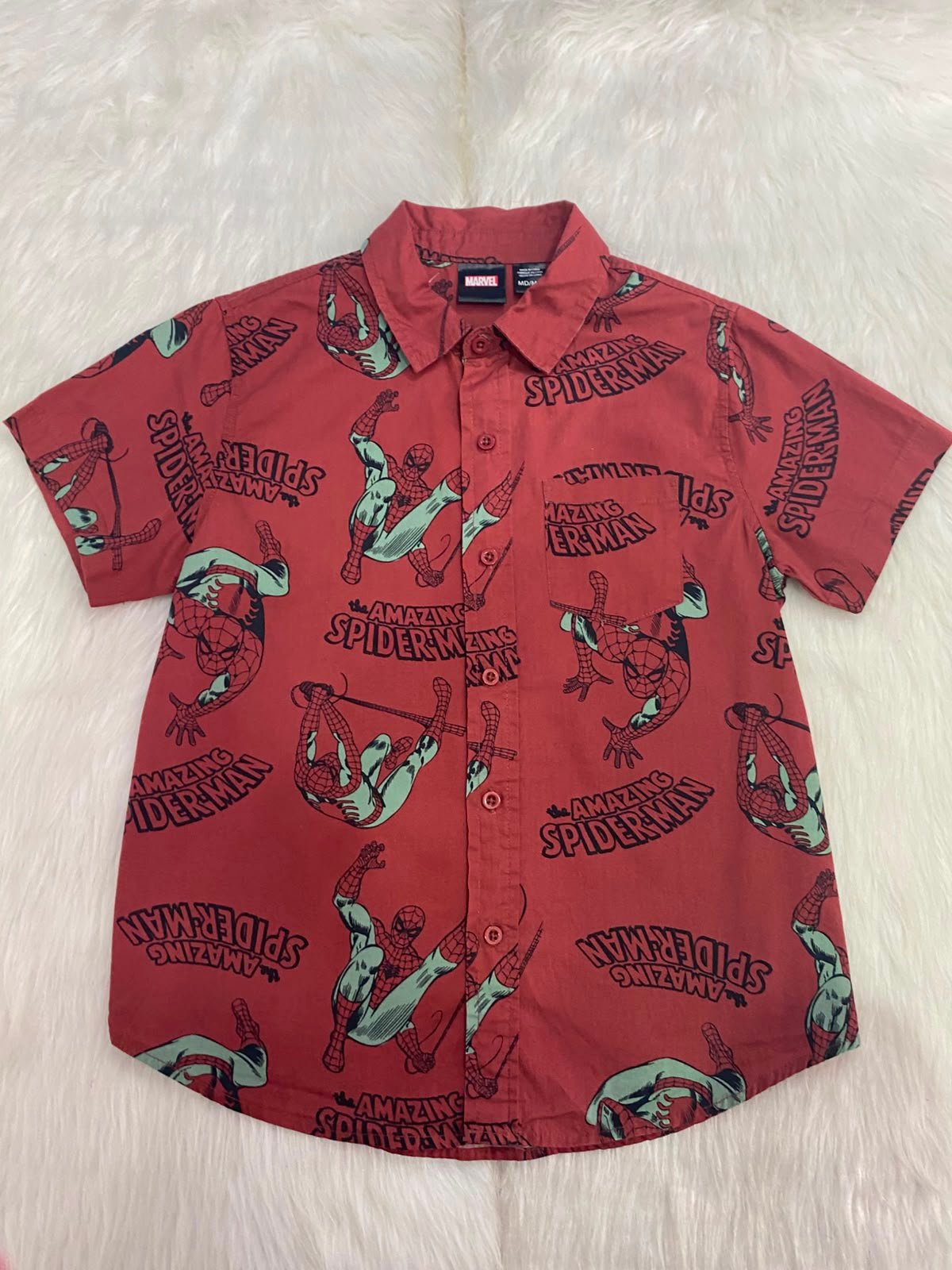 Camisa Marvel Spiderman con Estampado