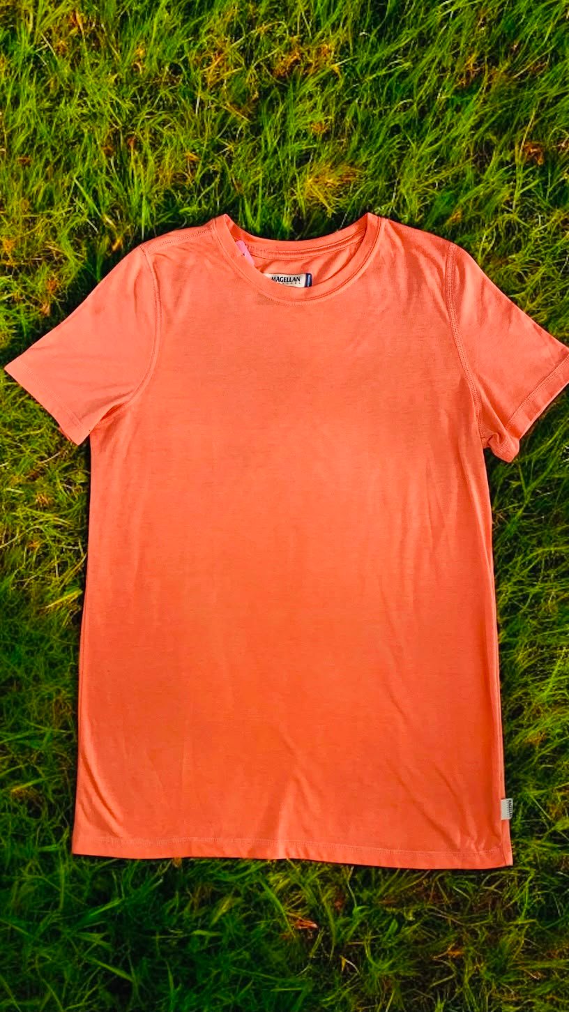 Foto 2 de Camiseta Magellan Naranja de Algodón