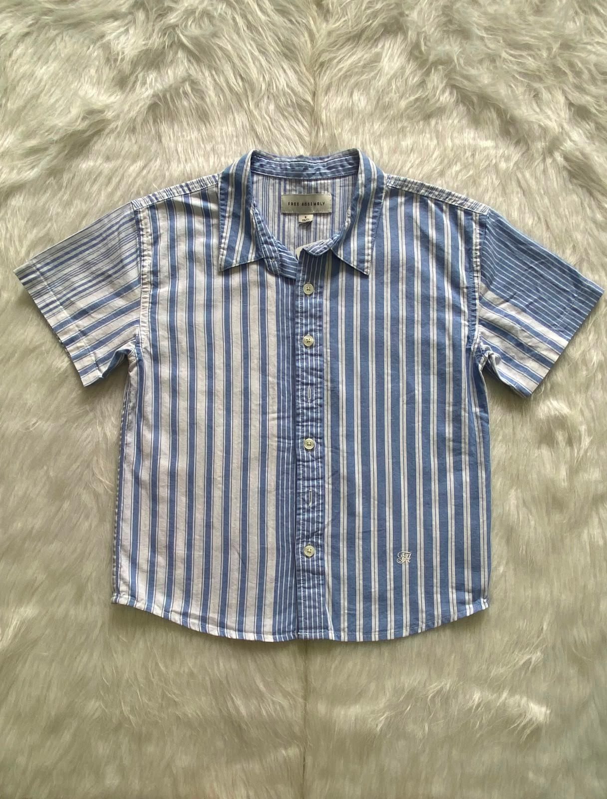 Camisa Free Assembly Azul