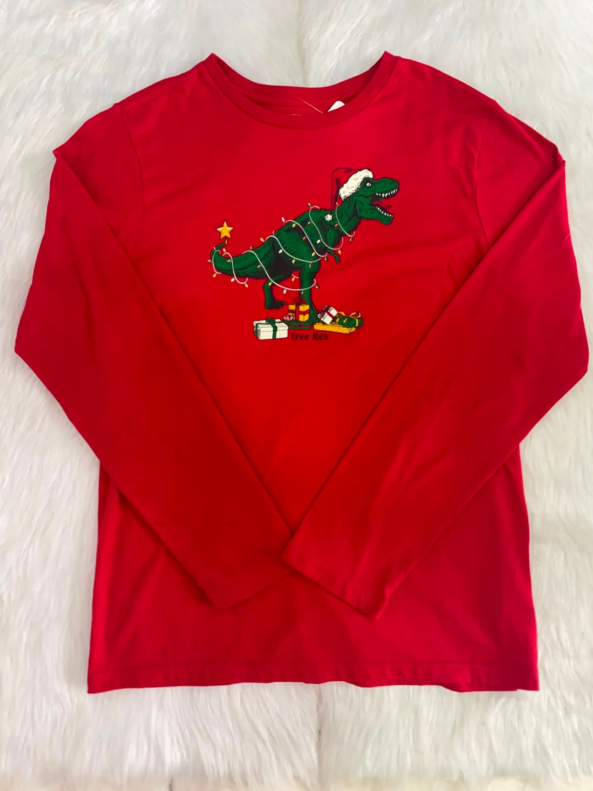 Buso Holiday Time Rojo Dinosaurio