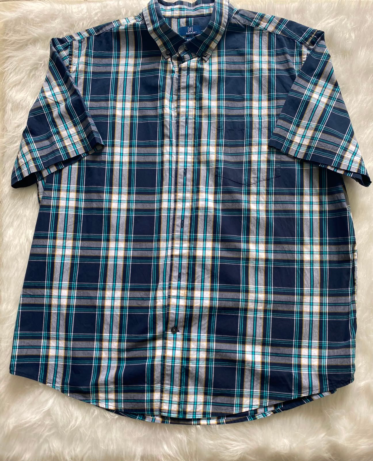 Camisa George Azul a Cuadros